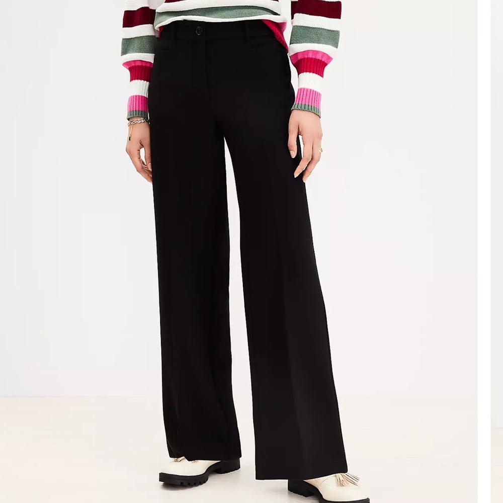 NWT LOFT Wide Leg Trousers